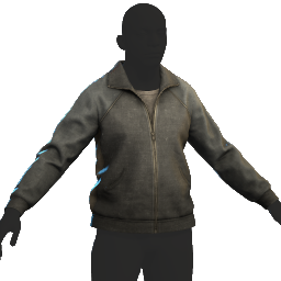 Image of Zipper Jacket Grey for S&box