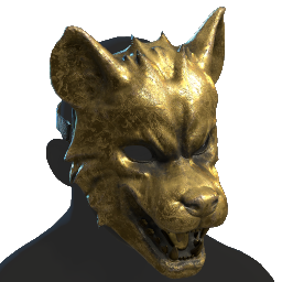 Hyena Facemask (Gold)