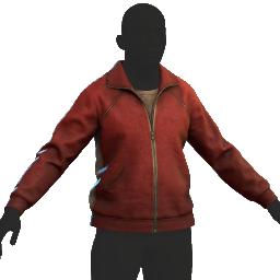 Image of Zipper Jacket Red for S&box