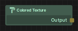 The Output as seen on the Custom Node