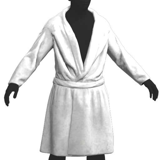 Image of Bathrobe (White) for S&box
