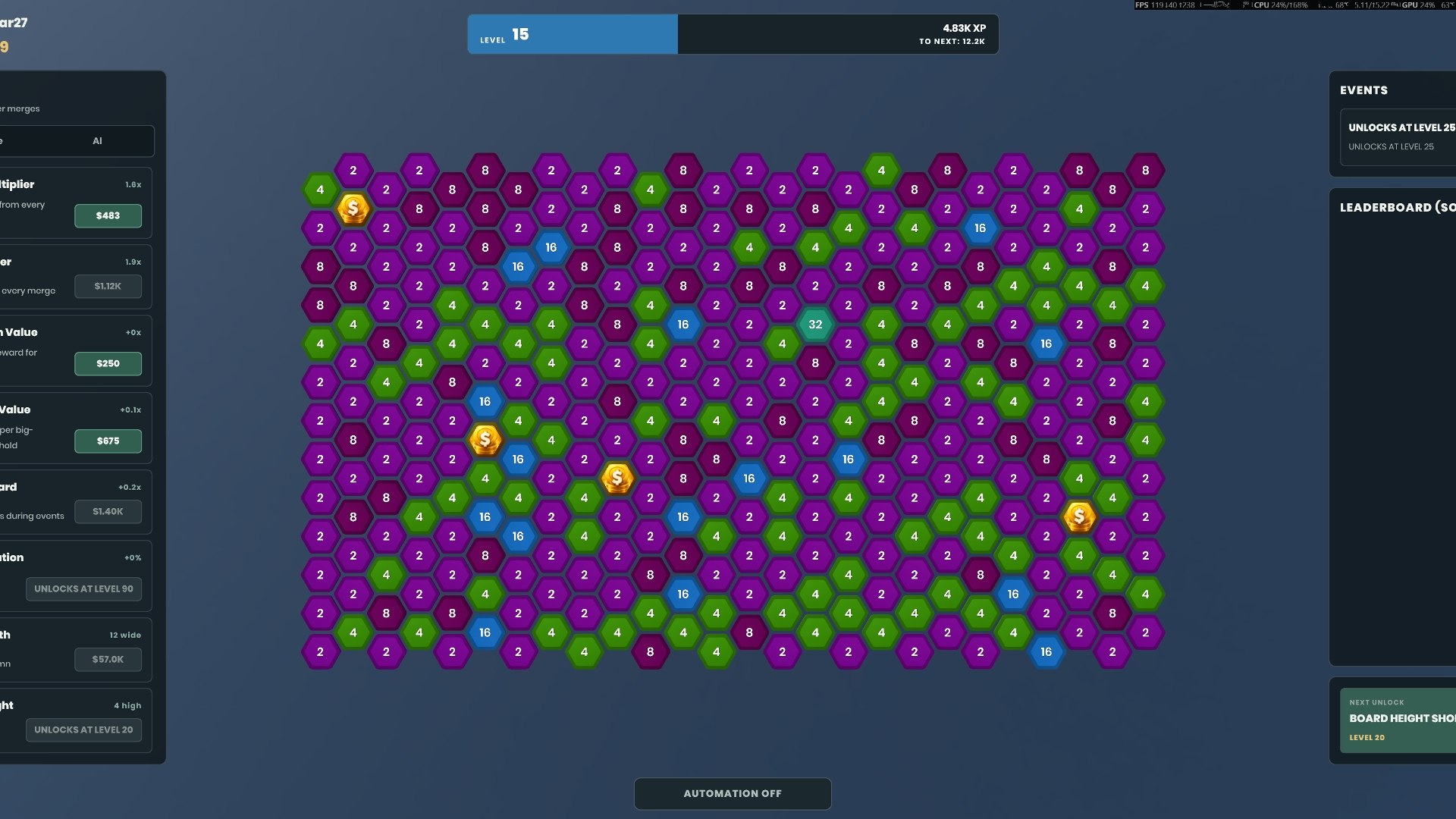 Hex Merge Empire