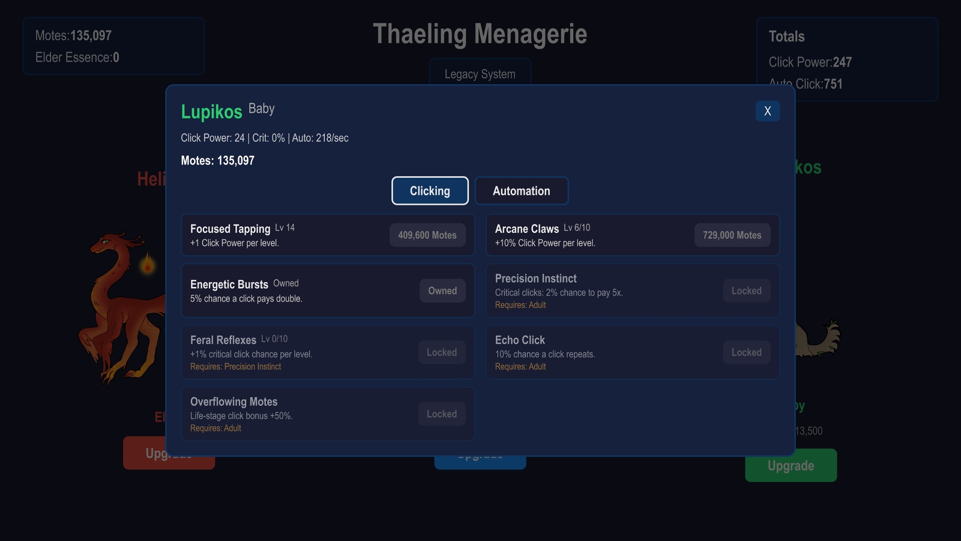 Thaeling Menagerie