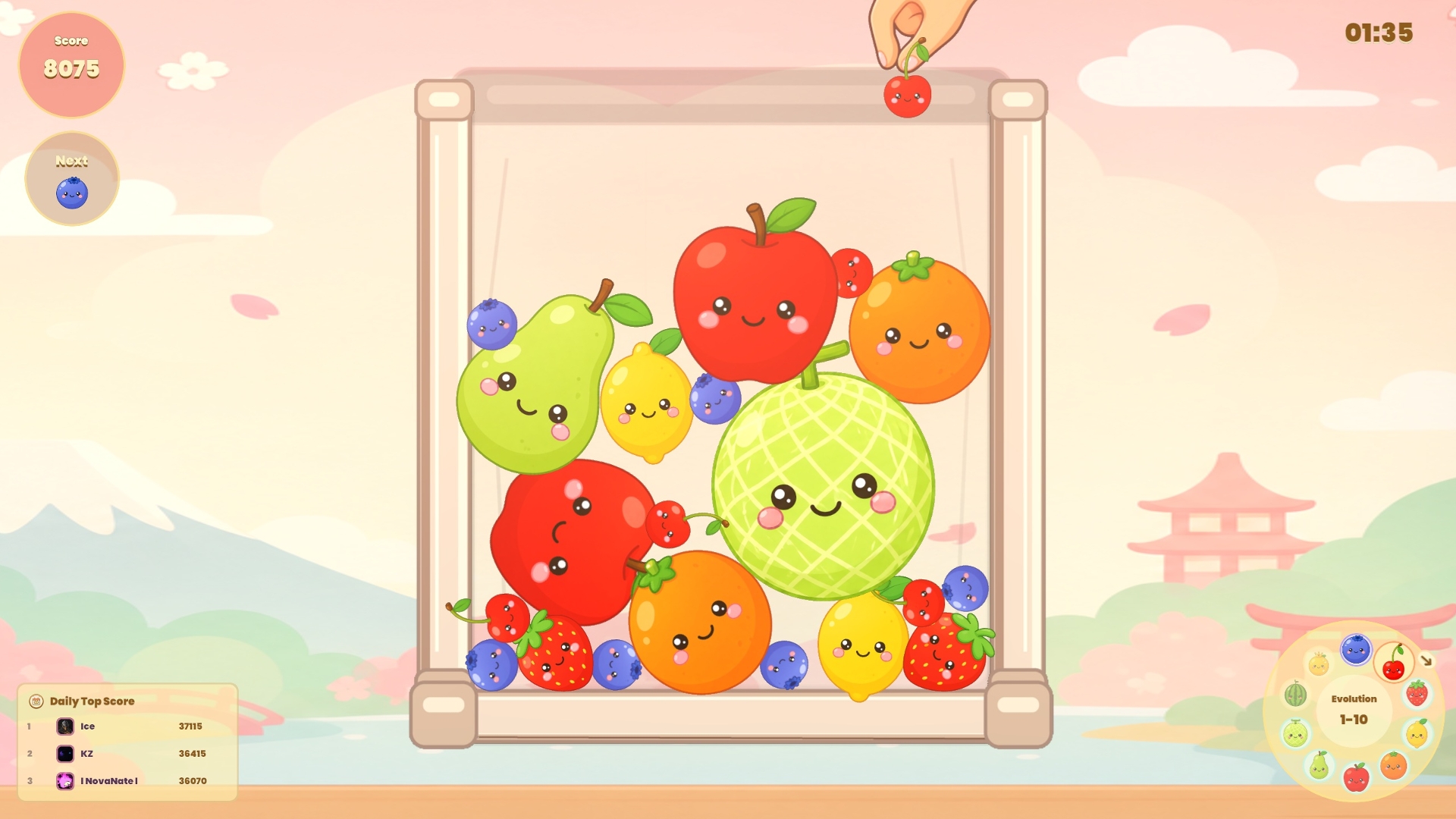 Fruit Jar Friends - A Suika Game