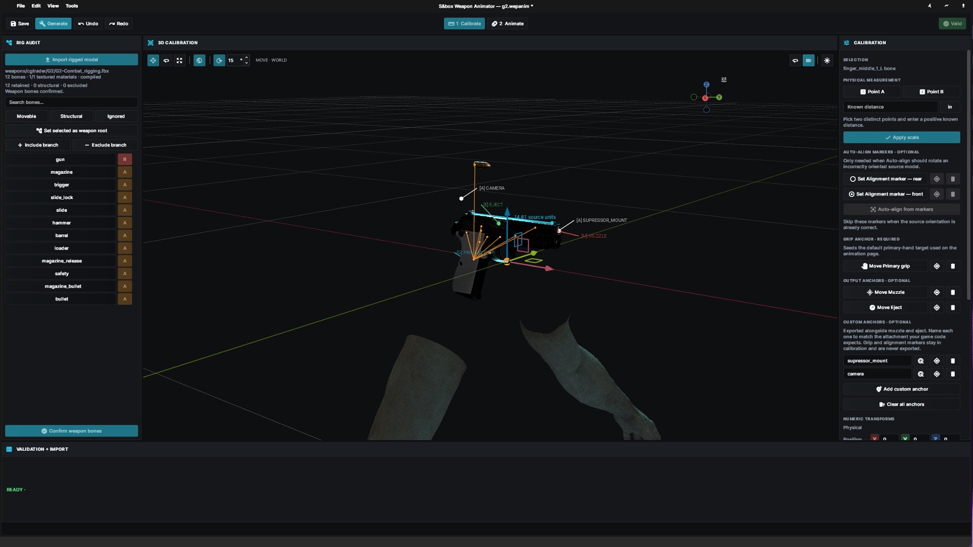 S&box Weapon Animator
