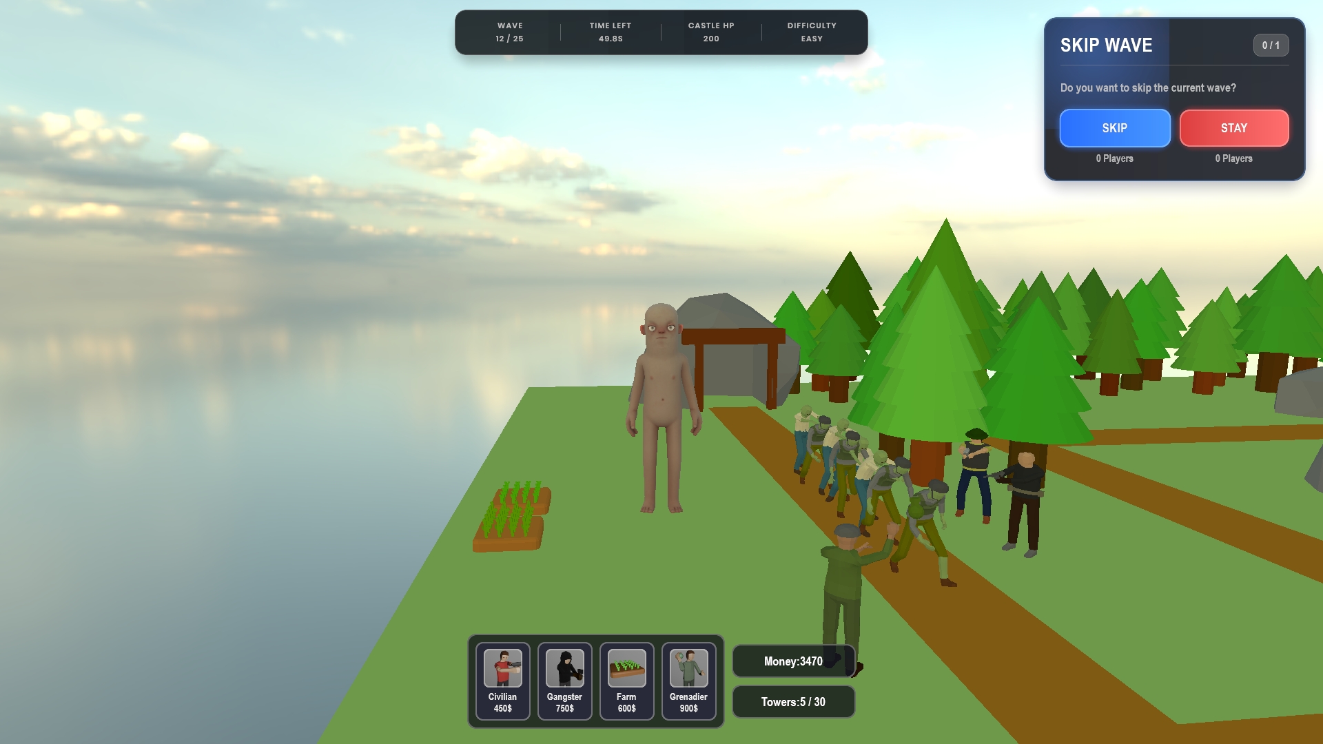 [Test] Zombie Tower Defense