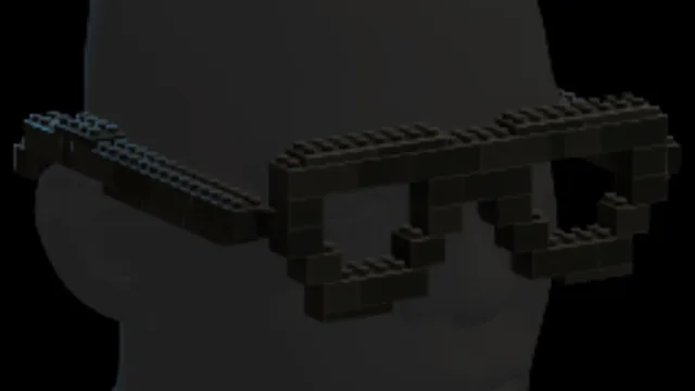 Klemmbaustein / Glasses (Custom)