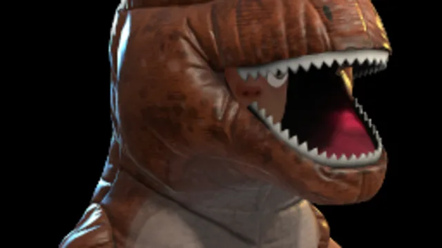 Inflatable Dino Costume (Brown)