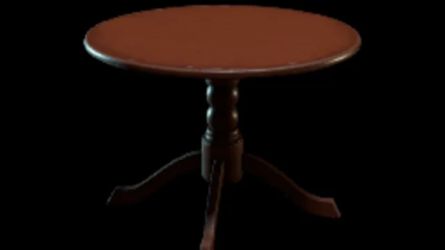 Round Wooden Table
