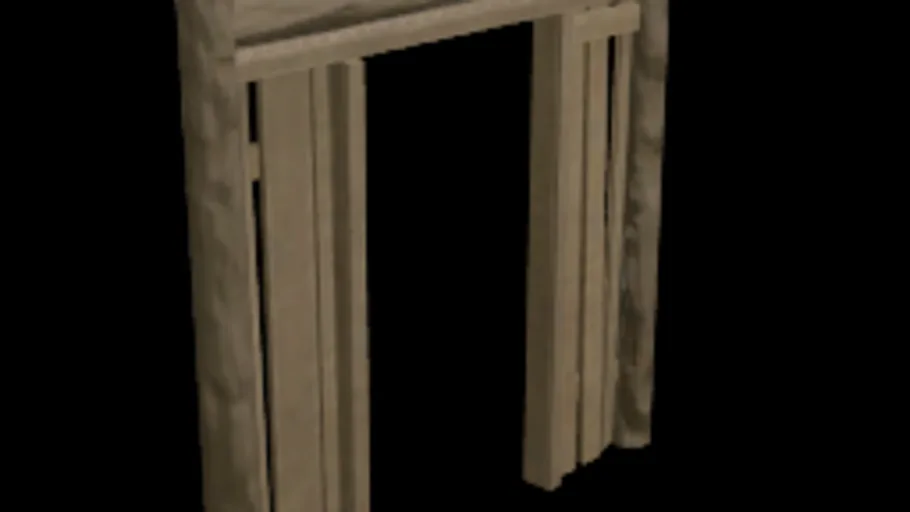 Grug Wood Doorway