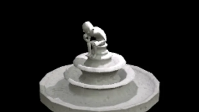 Pixel PBR Park Fountain