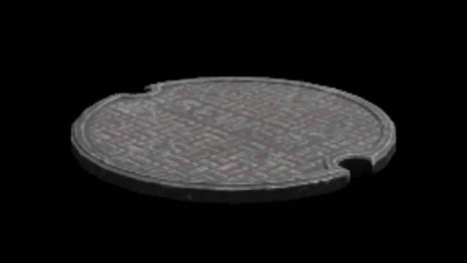Stylized Manhole Lid