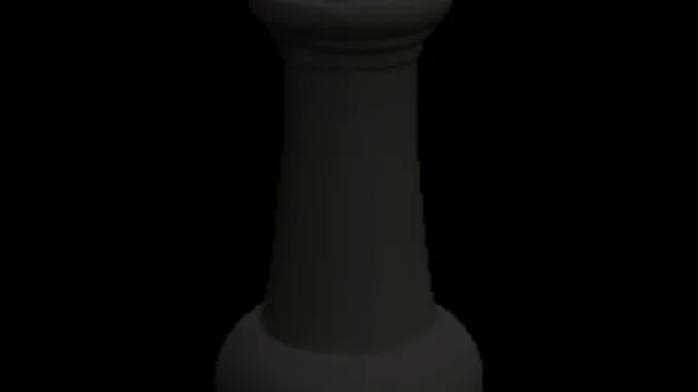 Chess Rook Black