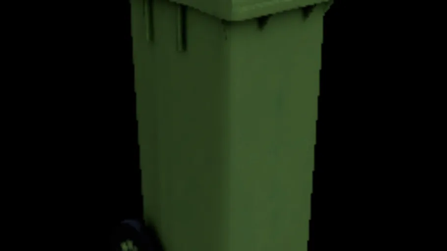 Green Wheeled Bin