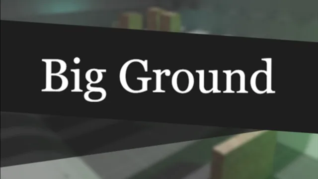 Big Ground - TabletopTanks