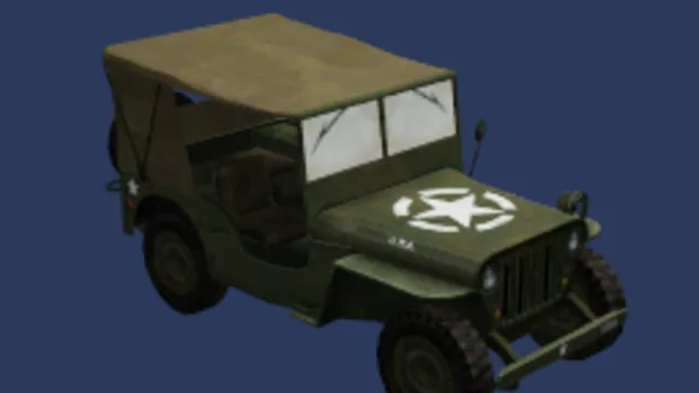 WW2 American Willies Jeep