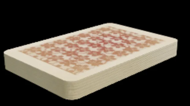 Playing cards deck