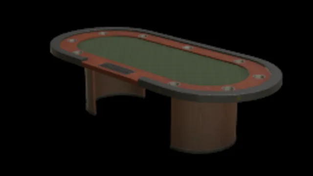 Poker table