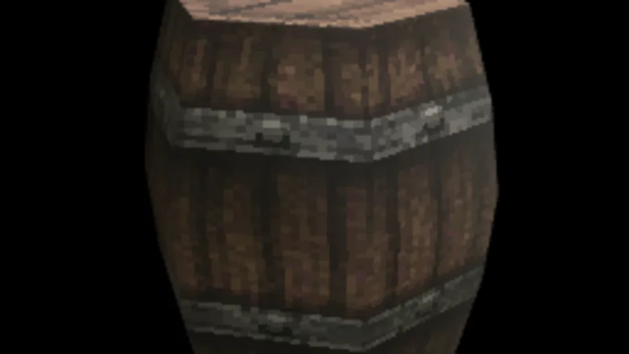 Retro Wooden Barrel