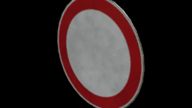 Road sign Round