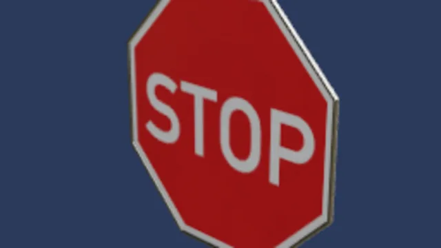 Road sign Stop