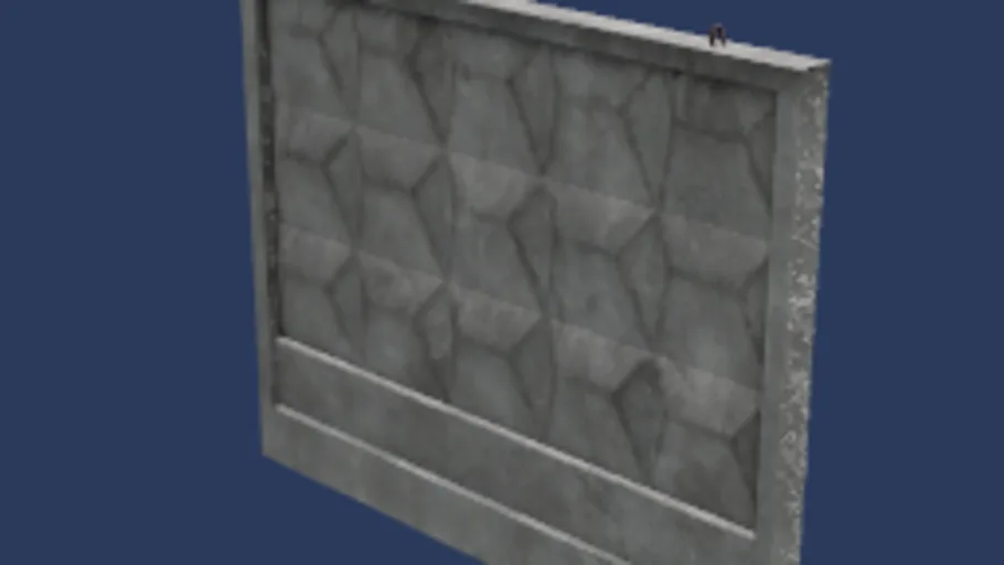 Soviet Concrete fence
