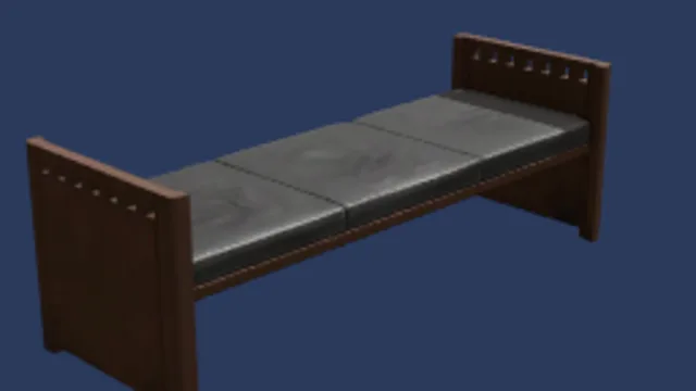 Wood bench