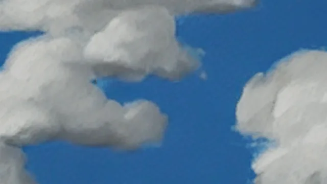 hand painted clouds