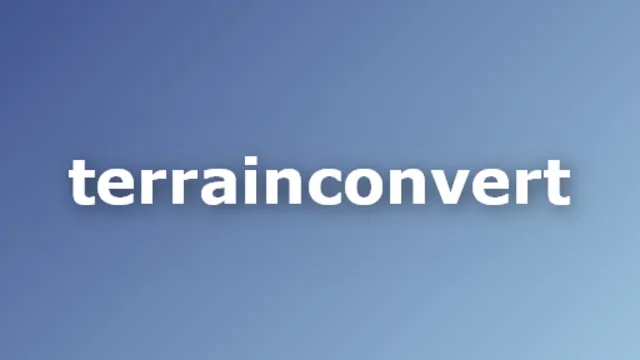 Terrain Convert