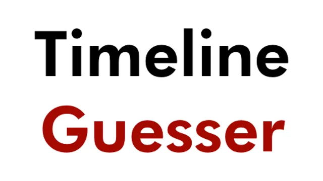 Timeline Guesser