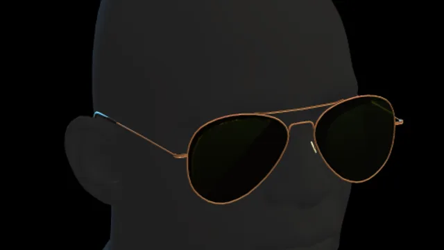 Copper Aviator Sunglasses