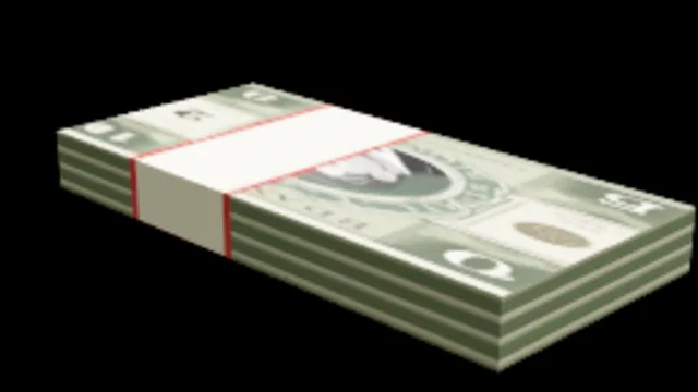 Fictional Money Stack
