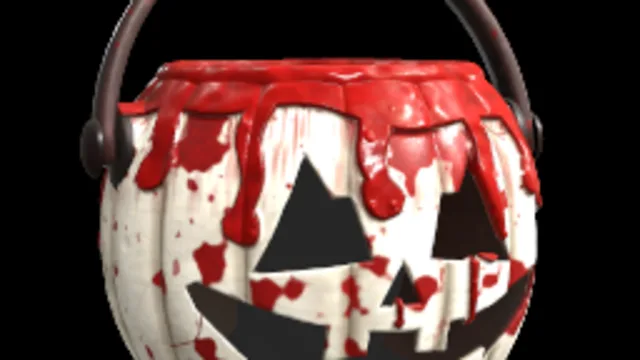 Cursed Pumpkin Bucket (Bloody)