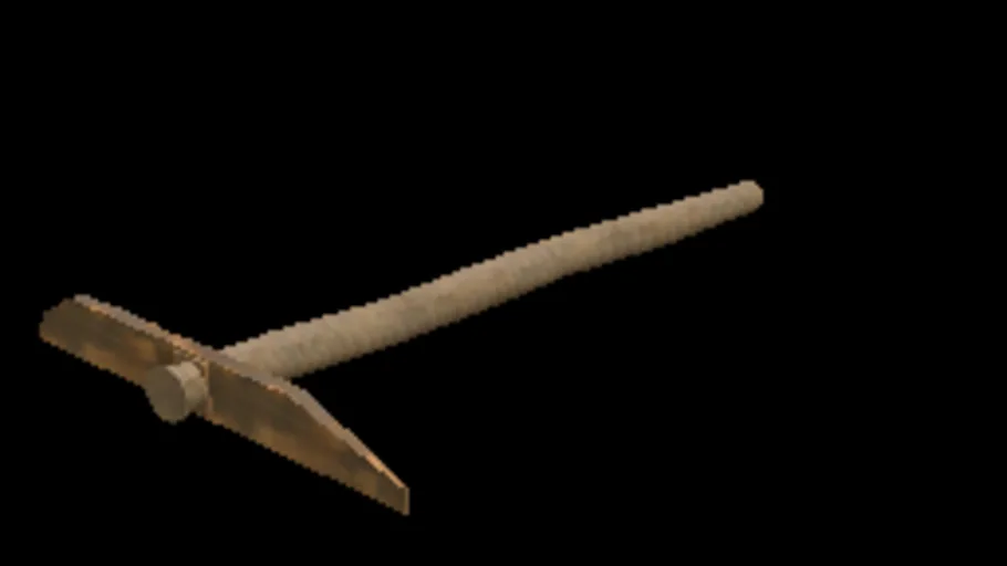 Wood Pickaxe Model