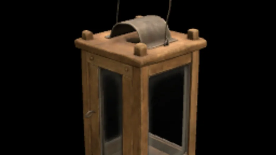 Wooden Lantern 01 2K