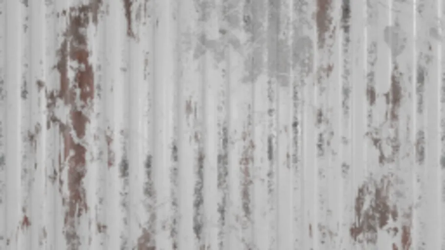 Tintable rusty corrugated iron