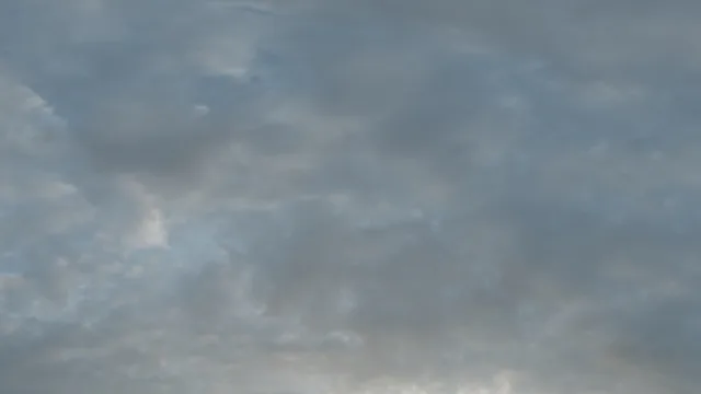 HDRI - Low sun in cloudy sky