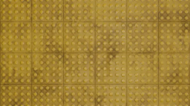 Tactile paving yellow