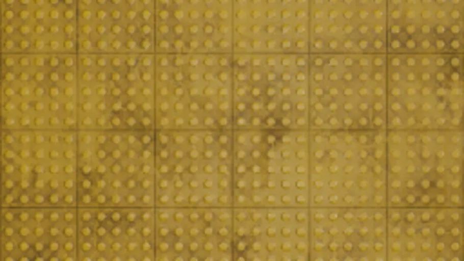 Tactile paving yellow