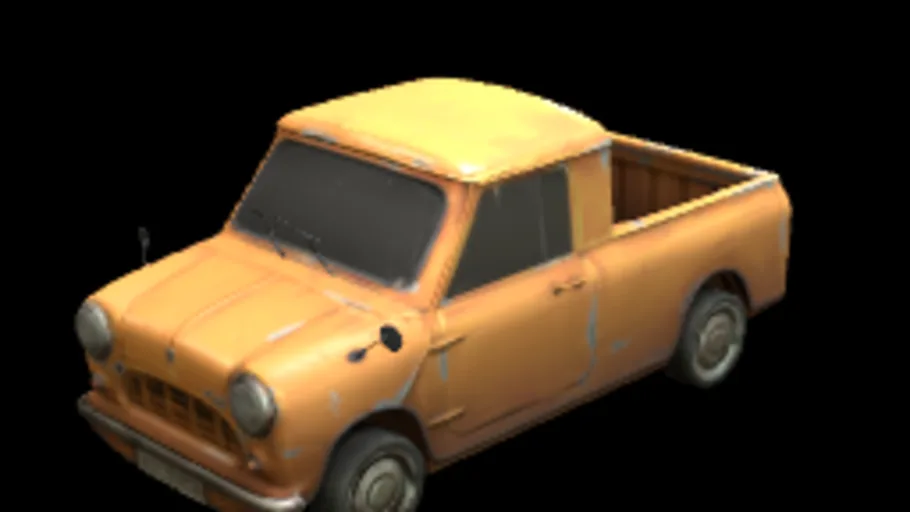 Stylised Yellow Truck