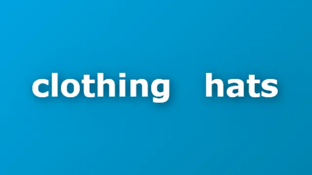 Clothing - Hats