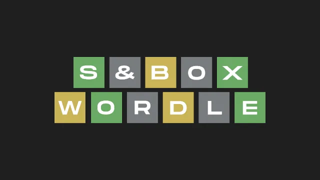 S&Box Wordle