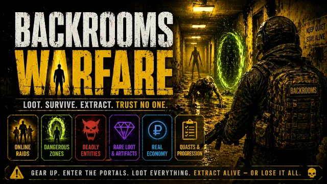 Backrooms Warfare - PvPvE (WIP)