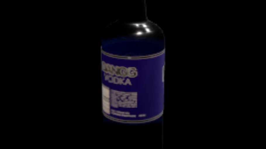 Bottle of Dang Vodka