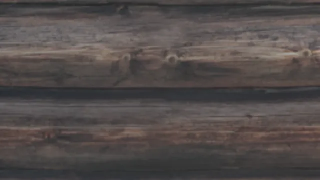 Wooden Log Wall