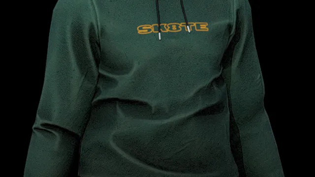Green Skater Hoodie Dirty