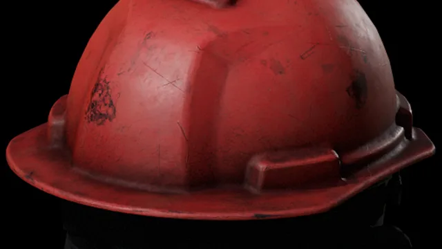 Dirty Red Hard Hat