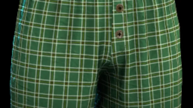 Tartan Baggy Boxers Green