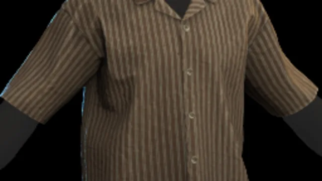 Vacation Shirt Espresso Stripe