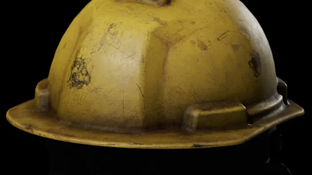 Dirty Yellow Hard Hat